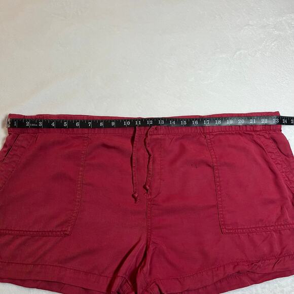 GAP High Rise Lyocell Soft Utility Shorts Size XL Casual Summer Vacation - Picture 6 of 11